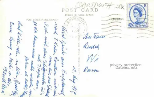 AK / Ansichtskarte Dartmouth  Townstal Devon UK Guardian Castles Darts Mouth 