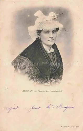 AK / Ansichtskarte ANGERS 49 Maine-et-Loire Femme Ponts Trachten