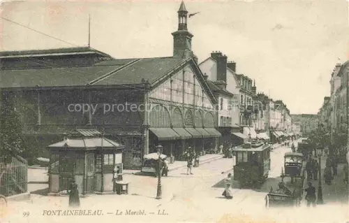 AK / Ansichtskarte FONTAINEBLEAU 77 Seine et Marne Le Marché