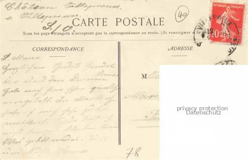 AK / Ansichtskarte Villepreux Saint-Germain-en-Laye 78 Yvelines Ecole d'Horticulture le Nôtre des Pupilles de la Seine vue d'ensemble du jardin