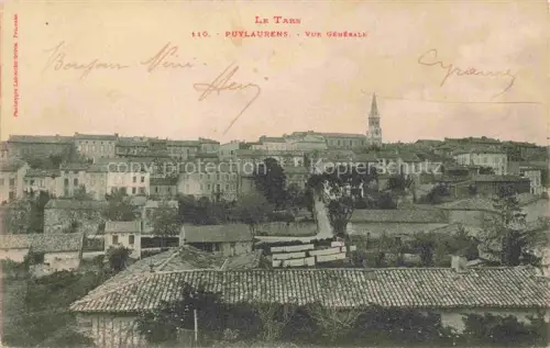 AK / Ansichtskarte Puylaurens CASTRES 81 Tarn Vue générale