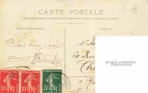 AK / Ansichtskarte Malause Castelsarrasin 82 Tarn-et-Garonne Eglise et Promenade