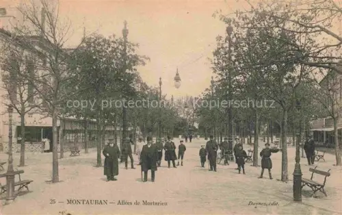 AK / Ansichtskarte MONTAUBAN 82 Tarn-et-Garonne Allées de Mortarieu