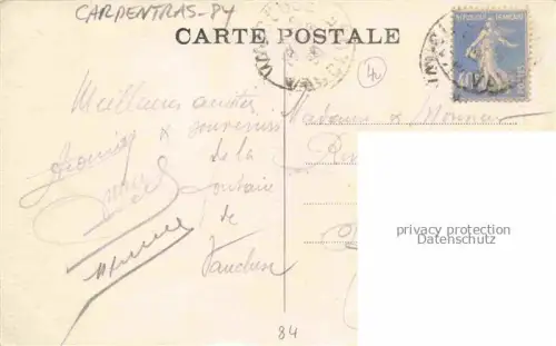 AK / Ansichtskarte Carpentras 84 Vaucluse Le Jardin Restaurant