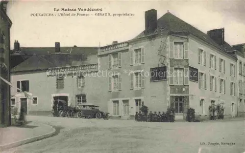 AK / Ansichtskarte Pouzauges Fontenay-le-Comte 85 Vendee Hôtel de France