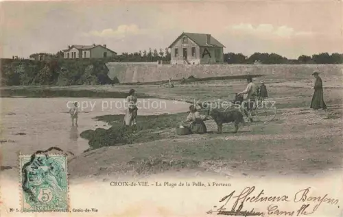 AK / Ansichtskarte Croix-de-Vie Les Sables-d Olonne Vendee 85 Vendee La Plage de la Pelle