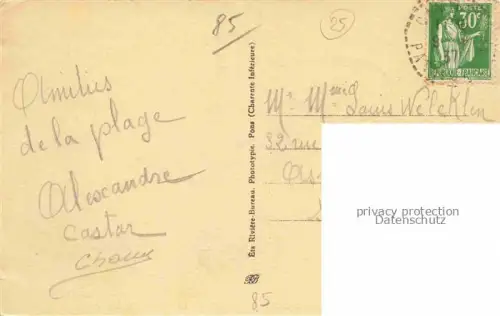 AK / Ansichtskarte Sainte-Cecile La Roche-sur-Yon 85 Vendee Le Grand Hôtel