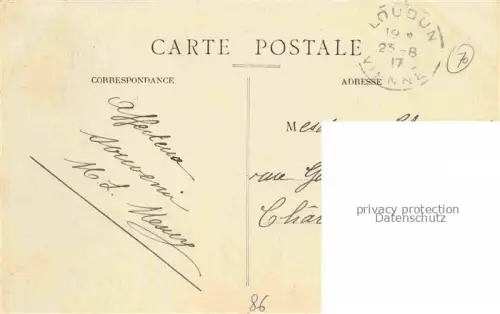 AK / Ansichtskarte Loudun Chatellerault 86 Vienne Rue Porte-de-Chinon