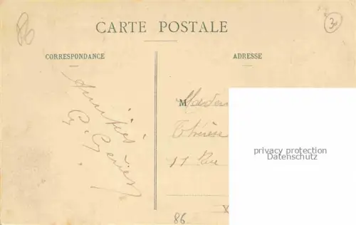 AK / Ansichtskarte Gencay Montmorillon 86 Vienne Vue de la Clouère prise du Boulevard Thézard