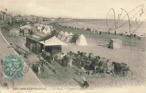 AK / Ansichtskarte Les Sables-d Olonne 85 La plage Station d'Anes