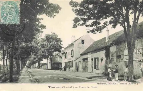 AK / Ansichtskarte Tournan-en-Brie MELUN 77 Seine-et-Marne Route de Gretz