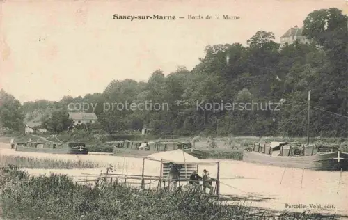 AK / Ansichtskarte Saacy-sur-Marne MEAUX 77 Seine-et-Marne Bords de la Marne