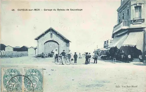 AK / Ansichtskarte CAYEUX -SUR-MER Abbeville 80 Somme Garage du Bateau de Sauvetage