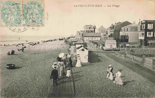 AK / Ansichtskarte CAYEUX -SUR-MER Abbeville 80 Somme La plage et la promenade