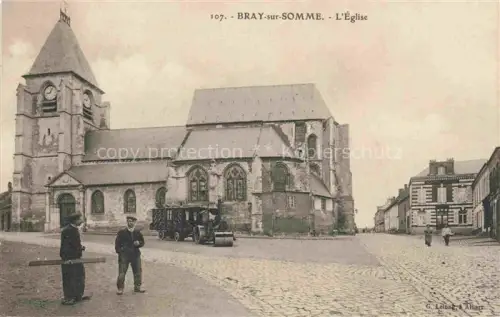 AK / Ansichtskarte Bray-sur-Somme PERONNE 80 Somme Eglise Kirche