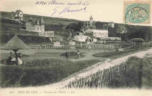 AK / Ansichtskarte BOIS DE CISE Ault Onival Abbeville 80 Somme Terrasse de l'hôtel