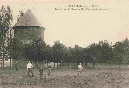 AK / Ansichtskarte Puzeaux PERONNE 80 Somme La Tour Rendez-vous de Chasse de M. le Comte