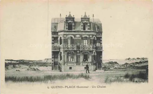 AK / Ansichtskarte Quend-Plage les Pins Abbeville 80 Somme Un chalet