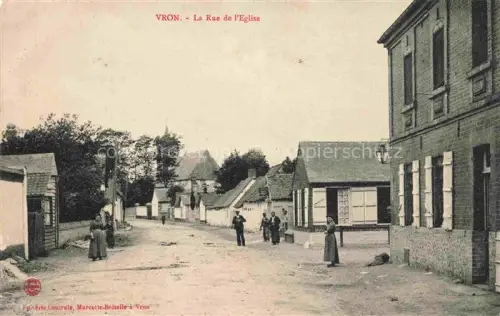 AK / Ansichtskarte Vron ABBEVILLE 80 SOmme Rue de l'Eglise