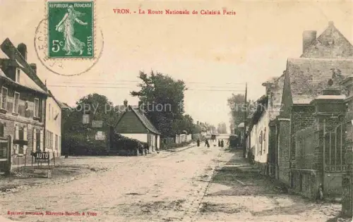 AK / Ansichtskarte Vron ABBEVILLE 80 SOmme Route Nationale de Calais à Paris