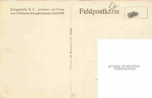 AK / Ansichtskarte PERONNE  80 Somme Blick von der Kathedrale Kriegskarte Nr. 2 Feldpost