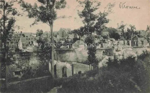 AK / Ansichtskarte PERONNE  80 Somme Ruines Grande Guerre Truemmer 1. Weltkrieg