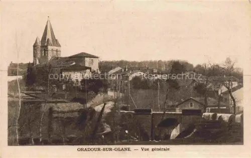 AK / Ansichtskarte Oradour-sur-Glane Rochechouart 87 Haute-Vienne Vue générale Association Nationale des Familles des Martyrs d'Oradour-sur-Glane