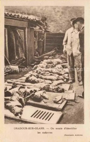 AK / Ansichtskarte Oradour-sur-Glane Rochechouart 87 Haute-Vienne les Martyrs d'Oradour sur Glane Massaker 2. Weltkrieg