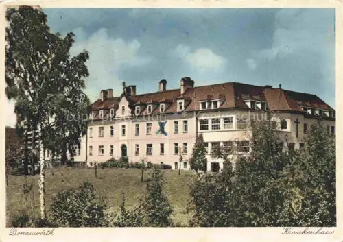 AK / Ansichtskarte Donauwoerth Bayern Krankenhaus