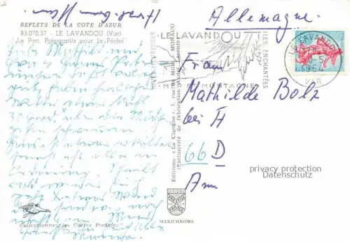 AK / Ansichtskarte LE LAVANDOU TOULON 83 Var Le Port Preparatifs pour la Peche