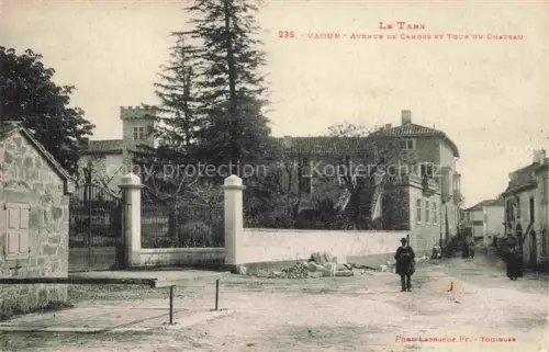 AK / Ansichtskarte Vaour ALBI 81 Tarn Avenue de Cahors et Tour du Château