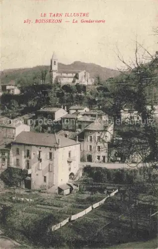 AK / Ansichtskarte Boissezon CASTRES 81 Tarn Vue d'ensemble et la gendarmerie