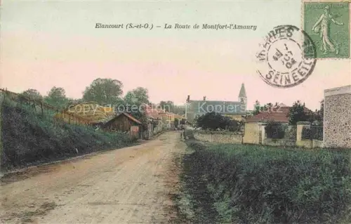 AK / Ansichtskarte Elancourt Rambouillet 78 Yvelines La Route de Montfort-l'Amaury