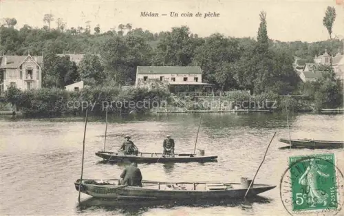 AK / Ansichtskarte Medan Saint-Germain-en-Laye 78 Yvelines Un coin de pêche
