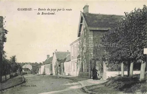 AK / Ansichtskarte Gambais Mantes-la-Jolie 78 Yvelines Entrée du pays par la Route de Bourdonné