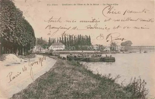 AK / Ansichtskarte Conflans -Sainte-Honorine 78 Yvelines Confluent de l'Oise et de la Seine La Patte-d'Oie