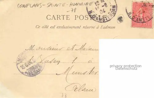 AK / Ansichtskarte Conflans -Sainte-Honorine 78 Yvelines Confluent de l'Oise et de la Seine La Patte-d'Oie