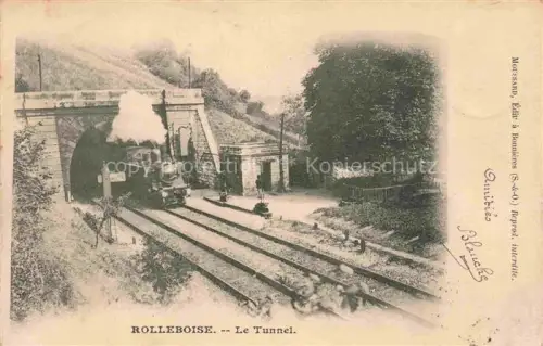 AK / Ansichtskarte Rolleboise Mantes-la-Jolie 78 Yvelines Le Tunnel Chemin de fer Train
