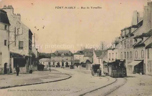 AK / Ansichtskarte Port-Marly Le Saint-Germain-en-Laye 78 Yvelines Rue de Versailles Tram