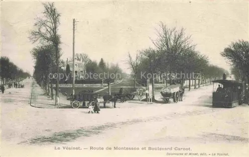 AK / Ansichtskarte Le Vesinet Saint-Germain-en-Laye 78 Yvelines Route de Montesson et Boulevard Carnot