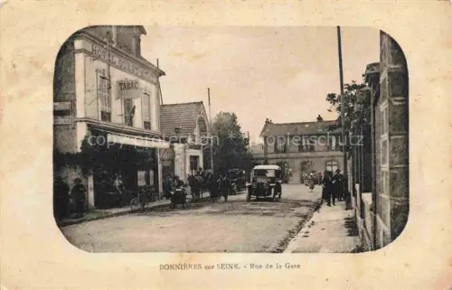 AK / Ansichtskarte Bonnieres-sur-Seine 78 Yvelines Rue de la Gare