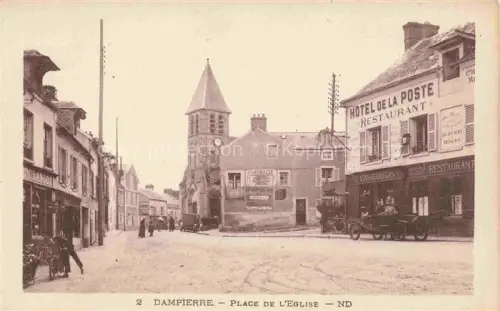 AK / Ansichtskarte Dampierre -en-Yvelines 78 Yvelines Place de l'Eglise