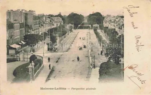 AK / Ansichtskarte Maisons-Laffitte Saint-Germain-en-Laye 78 Yvelines Perspective générale