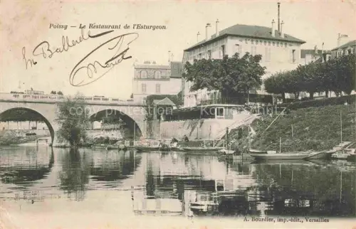 AK / Ansichtskarte Poissy Saint-Germain-en-Laye 78 Yvelines Le Restaurant de l'Esturgeon