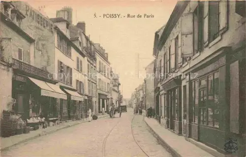 AK / Ansichtskarte Poissy Saint-Germain-en-Laye 78 Yvelines Rue de Paris