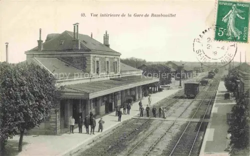 AK / Ansichtskarte RAMBOUILLET 78 Yvelines Vue intérieure de la gare