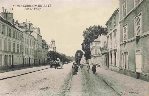 AK / Ansichtskarte Saint-Germain-en-Laye 78 Yvelines Rue de Poissy