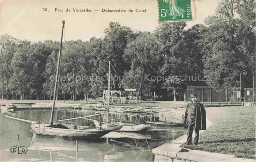 AK / Ansichtskarte VERSAILLES 78 Débarcadère du canal au parc