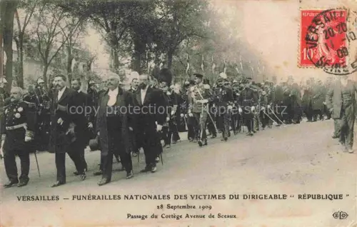 AK / Ansichtskarte VERSAILLES 78 Funérailles Nationales des Victimes du Dirigeable République