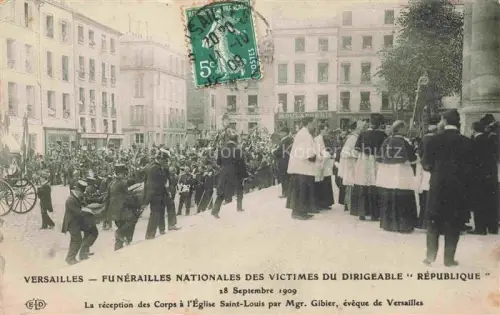 AK / Ansichtskarte VERSAILLES 78 Funérailles Nationales des Victimes du Dirigeable République